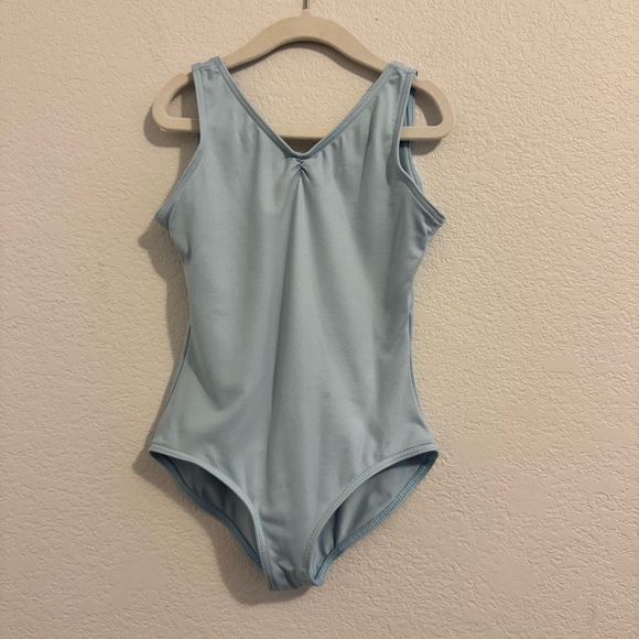Capezio Soft Blue Dance or Ballet Leotard. Girl’s Size L - Picture 1 of 11
